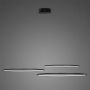 Lampă cu pendul Ledowe okręgi LA075/CO3_80_in_3k_99W_black 3000K 3x99W/LED 5940lm IP20 de la Altavola Design