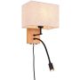 Aplique de perete NILAM 212870236 3000k 2x31w/led+e27 310lm ip20 de la Trio