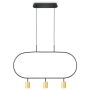 Lampă cu pendul Luna LPL338-GD 3000K 3x3W/LED 720lm IP20 de la Altavola Design
