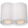 Lumină montată pe suprafață TUBE 22952/02/31 2x50w/gu10 ip20 de la Lucide