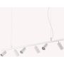 Lampă cu pendul DYNAMITE 231433 6x28W/GU10 ip20 de la Ideal Lux