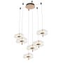 Lampă cu pendul Mariposa LA102/CO6 3000K 6x36W/LED 2160lm IP20 de la Altavola Design