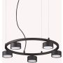 Lampă cu pendul MINOR 235516 5x9W/GX53 ip20 de la Ideal Lux