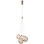 Lampă cu pendul Butero PND-34359-5-HBR-AMB 3000K 5x20W/LED 1830lm IP20 de la Italux