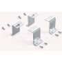 Set de montare LED PANEL 244204 de la Ideal Lux