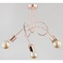 Lampă de tavan TANGO COPPER 24323 3x60W/E27 de la Alfa