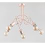 Lampă de tavan TANGO COPPER 24325 5x60W/E27 de la Alfa