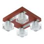 Lustră de tavan OMEGA 25067 4x40W/G9 IP20 de la Prezent