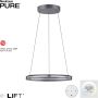 Lampă cu pendul PURE E-LOOP 2551-15 2700-5000k 2x53W/LED 4480lm ip20 de la Paul Neuhaus