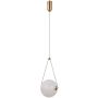 Lampă cu pendul Rastia PND-34361-M-HBR-OPAL 3000K 1x9W/LED 975lm IP20 de la Italux