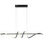Lampă cu pendul Bastelo PND-24154-BK 3000K/4000K/6000K 1x40W/LED 3400lm IP20 de la Italux