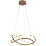 Lampă cu pendul Rumio PND-23917-GD 3000K/4000K/6000K 1x40W/LED 3400lm IP20 de la Italux
