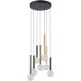 Lampă cu pendul Alinos PND-24019-7A-BK 3000K 7x28W/LED 2205lm IP20 de la Italux