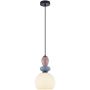 Lampă cu pendul Domali PND-36816-1A-BK-WH 1x40W/E27 IP20 de la Italux