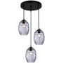Lampă cu pendul Novala PND-3031-3A-BK-SG 3x40W/E27 IP20 de la Italux