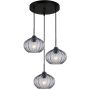 Lampă cu pendul Pansol PND-2940-3AS-BK-SG2 3x40W/E27 IP20 de la Italux