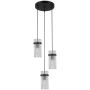 Lampă cu pendul Merto PND-40930-3A-BK 3x40W/E14 IP20 de la Italux