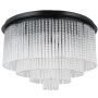 Lampă de tavan Naute PLF-40931-9A-BK 9x40W/E14 IP20 de la Italux