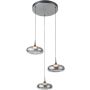 Lampă cu pendul Tenele PND-24028-3A-SILV 3000K 3x21W/LED 1300lm IP20 de la Italux