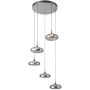 Lampă cu pendul Tenele PND-24028-5A-SILV 3000K 5x35W/LED 1514lm IP20 de la Italux