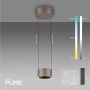 Lampă cu pendul PURE CLIPSE 2471-97 2200-5000k 2x5W/LED 250lm ip20 de la Paul Neuhaus