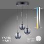 Lampă cu pendul PURE E-Infinity 2222-15 2200-5000k 3x7W/LED 520lm ip20 de la Paul Neuhaus