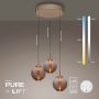 Lampă cu pendul PURE E-Infinity 2222-97 2200-5000k 3x7W/LED 560lm ip20 de la Paul Neuhaus