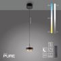 Lampă cu pendul PURE FALLING RINGS 2503-18 2200-5000k 1x8W/LED 310lm ip20 de la Paul Neuhaus