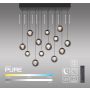 Lampă cu pendul PURE POPUP 2590-15 2200-5000k 13x3W/LED 1550lm ip20 de la Paul Neuhaus