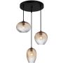 Lampă cu pendul Alias PND-3672-3A-BRO-AMB 3x40W/E27 IP20 de la Italux