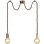 Lampă cu pendul ROPE 310100204 2x60w/e27 ip20 de la Trio