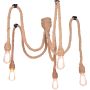 Lampă cu pendul ROPE 312921 5x12W LED/E27 IP20 de la Polux