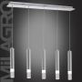 Lampă cu pendul ICE ML323 5x5W/LED 1750LM de la Milagro