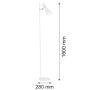 Lampă de podea LUKKA 3891 1x15W/E27 IP20 de la Argon
