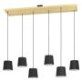 Lampă cu pendul CAMARIOCA 390131 6x40W/E27 IP20 de la Eglo