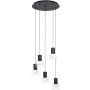 Lampă cu pendul MOLINEROS 39727 3000K 5x5W/GU10/LED 400LM IP20 de la Eglo
