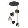 Lampă cu pendul SERENARA 390183 5x40W/E27 IP20 de la Eglo