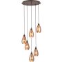 Lampă cu pendul SIRACUSA 39508 6x60W/E27 IP20 de la Eglo