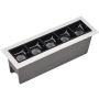 Lumină îngropată deasupra plafonului RECESSED GRILLE S086 3000K 11W/led 770lm IP20 de la Zambelis
