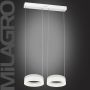 Lampă cu pendul RING ML406 2x12W/LED 1680LM de la Milagro