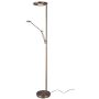 Lampă de podea BARRIE 424210304 2700+4000k 2x38w/led 4000lm+600lm ip20 de la Trio
