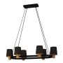 Lampă cu pendul EDALE 43782 6x40W/E27 IP20 de la Eglo