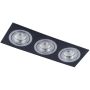 Lumină îngropată deasupra plafonului Mooty BL MQ71805-3AB 3x50W/GU5,3 IP20 de la Italux