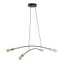 Lampă cu pendul HELIX 4602 4x15W/E27 IP20 de la TK Lighting