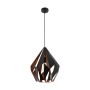 Lampă cu pendul CARLTON 1 49878 1x60W/E27 de la Eglo