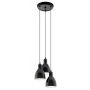 Lampă cu pendul PRIDDY 49465 3x60W/E27 de la Eglo