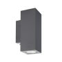 Aplique de perete SANDVIK 5152GR 4000K 2x8W/LED 1604LM IP65 de la Norlys