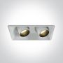 Lumină îngropată deasupra plafonului The Recessed Cylinders 51211C/W/W 3000K 2x11W/LED 820lm IP20 de la One Light