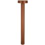 Lampă de podea BOLLARD LED E466 2200K + 2700K + 3200K + 4000K 12W/led 566lm + 610lm + 658lm + 712lm IP65 de la Zambelis