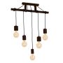 Lampă cu pendul JACK MLP4361 5x60W/E27 IP20 de la Milagro